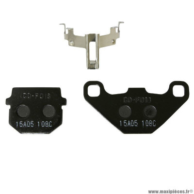 Plaquettes de frein PIAGGIO origine paire AV/AR Derbi 50 Senda 2010+, Gilera 50 SMT RCR 2011+, Aprilia 50 SX-RX 2011+ (867242)