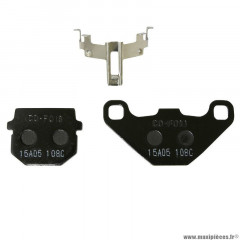 Plaquettes de frein PIAGGIO origine paire AV/AR Derbi 50 Senda 2010+, Gilera 50 SMT RCR 2011+, Aprilia 50 SX-RX 2011+ (867242)