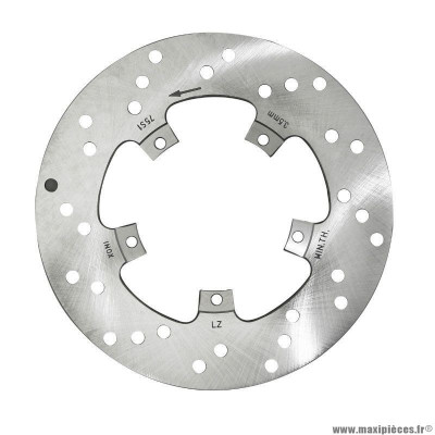 Disque de frein avant PIAGGIO origine 50-125 Fly après 2012, 50-125 Typhoon après 2012 (666761)