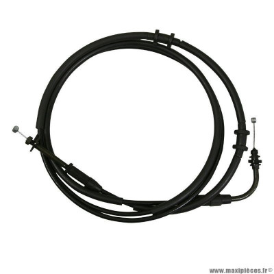 Câble commande de gaz (fermeture) PIAGGIO origine 649603 pour maxi-scooter 125 Fly 2007-2011, Typhoon 4T après 2010, Aprilia 125 SR 4T après 2010, Sport-City 2008-2011