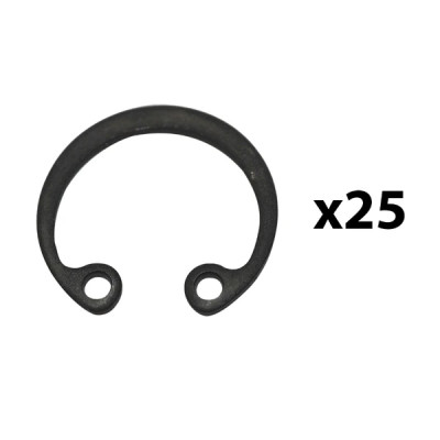 Circlips de pédalier intérieur adaptable diamètre 16 pour mobylette MBK 51, 88 (vendu par 25)