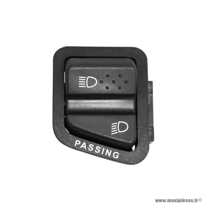 Commutateur code-phare PIAGGIO origine 125-250-300-400 500 MP3 2008-2014, 125-250-400 X8 2004-2006, X9, X-EVO 2007+, BEVERLY/GILERA 125 RUNNER 4T, 500 FUOCO/APRILIA 125-250-400 SCARABEO (642670)