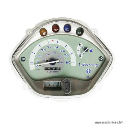 Compteur-groupe instrument PIAGGIO origine 50 Liberty 2006-2017 (58154R)