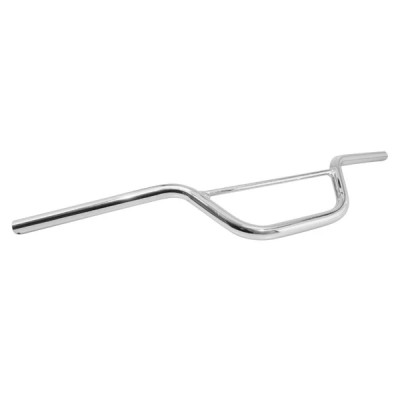 Guidon adaptable acier chrome pour 50 à boîte Yamaha 50 DT / MBK 50 X-Limit