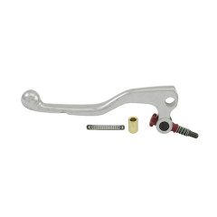 Levier d'embrayage adaptable gauche silver pour moto Husaberg 400 FE Enduro 1998-2003, 501 FE Enduro 1998-2004, KTM 65 SX 2004-2013, 125 EXC 2001-2008, 250 EXC 2001-2005