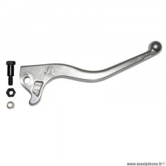 Levier frein PIAGGIO couleur alu 170mm pour 50 SMT, RCR 2011 / APRILIA 50 SX, RX après 2018 (réf. 867284)