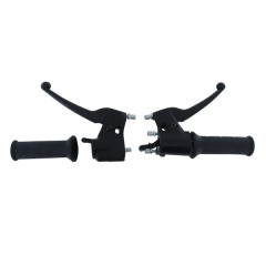 Poignée de gaz-frein adaptable noir (paire) Peugeot 103 MVL-SP ancien modèle