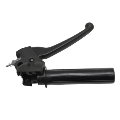 Poignée de gaz DOMINO adaptable Peugeot 50 Fox noir