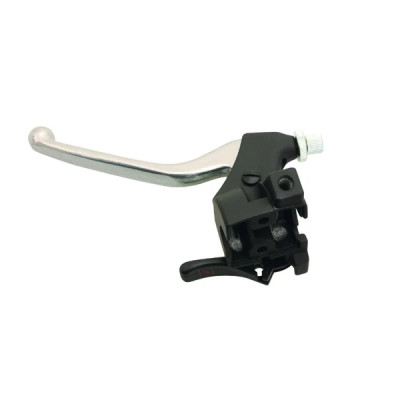 Poignée-levier d'embrayage DOMINO Noir poli Adaptable Rieju 50 MRT