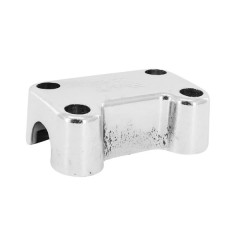 Pontet de guidon adaptable chrome pour mobylette MBK 51 Magnum Racing