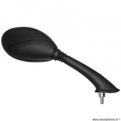Rétroviseur Piaggio noir droit CM027005 pour scooter 50-125 Fly 2006-2011