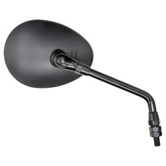 Rétroviseur adaptable noir homologué CE OEM : AP8104526 pour maxi-scooter Aprilia 125 Scarabeo 2007-2010, 300 Scarabeo 2009-2010, 500 Scarabeo 2003-2008 droit