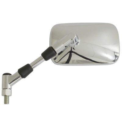 Rétroviseur gauche chrome VICMA homologué CE pour Suzuki 400 AN Burgman 2003-2006, 125 GZ Marauder 2003-2011, 800 VZ Intruder 2005-2009, 1500 VL Intruder 1998-2008