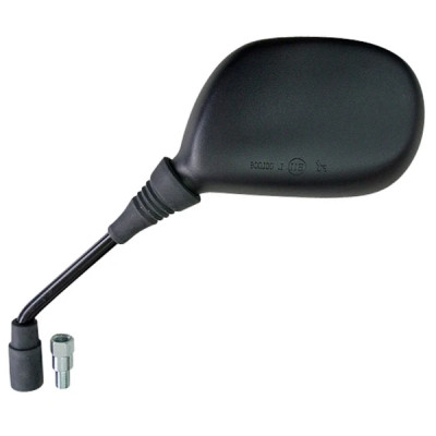 Rétroviseur adaptable noir Homologué CE pour Honda 125 CBF 2009-2016 gauche (OEM : 88120-KWF-951)