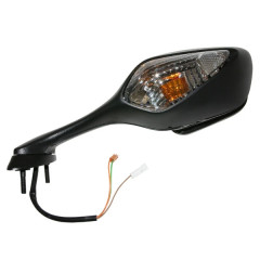 Rétroviseur Vicma gauche noir avec clignotant homologué CE pour Honda CBR 1000 RR Fireblade après 2008, 800 VFR F après 2016