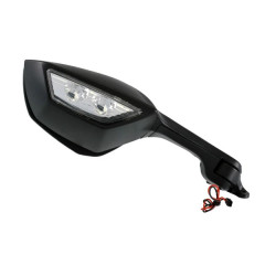 Rétroviseur adaptable noir homologué CE Kawasaki 1000 ZX-10 R Ninja 2011-2015 droit (OE 560010289)