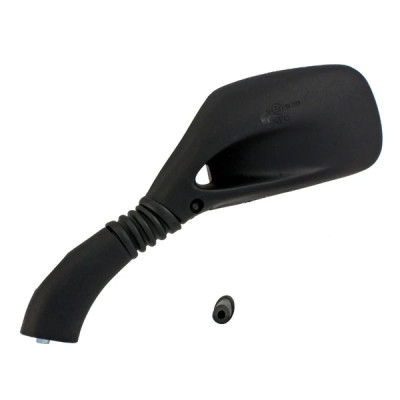 Rétroviseur adaptable homologué CE noir gauche (OE AP8201836) pour Aprilia 50 Amico 1994-1998, 50 Gulliver 1995-1998, 50 SR 1993-2012, 125 SR 1999-2001