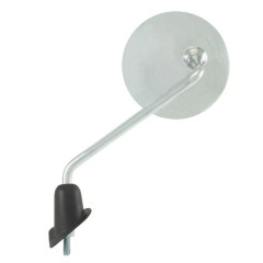 Rétroviseur gauche chrome adaptable homologué CE KYMCO 50-125 Like 2009+ (OE 00188023)