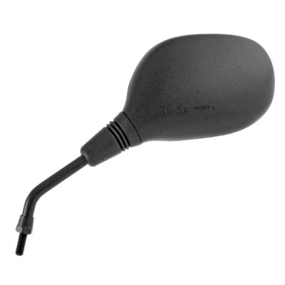 Rétroviseur adaptable noir homologué CE gauche pour MBK 50 Booster 1995-2003, Yamaha 50 BW'S 2004-2016, 50 Aerox 2009-2016 (OE 4SBF62800000)