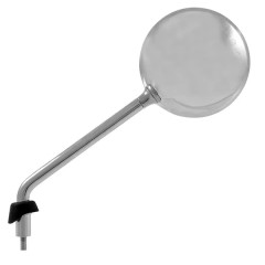 Rétroviseur adaptable noir homologué CE pour Piaggio 50-125 Liberty I-GET IE 2015+ gauche (OE CM020417)