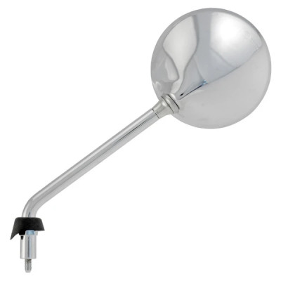 Rétroviseur adaptable chrome homologué CE Piaggio 50-125 Vespa LX après 2005, 150 Vespa LX 2005-2010 gauche (OE CM020404)