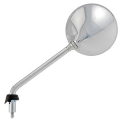 Rétroviseur adaptable chrome homologué CE Piaggio 50-125 Vespa LX après 2005, 150 Vespa LX 2005-2010 gauche (OE CM020404)