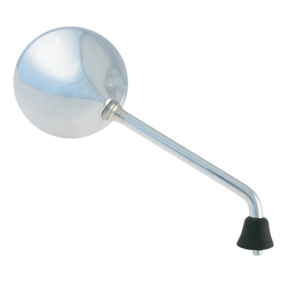 Rétroviseur adaptable droit chrome homologué CE OEM CM179802 pour Piaggio 50-125 Vespa LX après 2009 et 150 Vespa 2009-2012