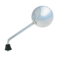 Rétroviseur adaptable chrome homologué CE Piaggio 50-125 Vespa LX après 2009, 150 Vespa 2009-2012 gauche (OE CM179801)