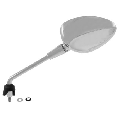 Rétroviseur adaptable chrome gauche homologué CE OEM : CM262001 pour Piaggio 50-125 Vespa Sprint 2014+
