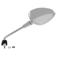 Rétroviseur adaptable chrome gauche homologué CE OEM : CM262001 pour Piaggio 50-125 Vespa Sprint 2014+