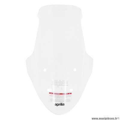 Pare brise PIAGGIO transparent OEM 1B009827 pour scooter APRILIA 50 SXR 2021+