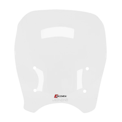 Pare brise moto FACO transparent HIGHT hauteur 385mm pour Benelli 500 Leoncino 2017-2019