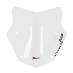 Pare brise pour moto FACO transparent (short hauteur 350mm) BMW 1200 R GS 2013-2018, R GS Adventure 2013-2018
