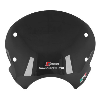 Pare brise FACO fumé short 300mm Ducati 400-800 Scrambler 2015-2019