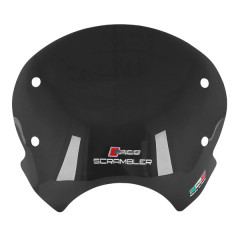 Pare brise FACO fumé short 300mm Ducati 400-800 Scrambler 2015-2019