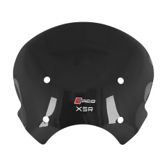 Pare brise moto Faco fumé (short hauteur 300mm) pour Yamaha 900 XSR 2016-2019