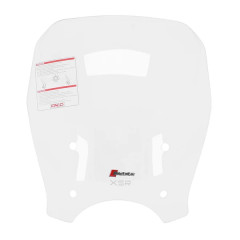 Pare brise pour moto Faco transparent 400mm Yamaha 900 XSR 2016-2019