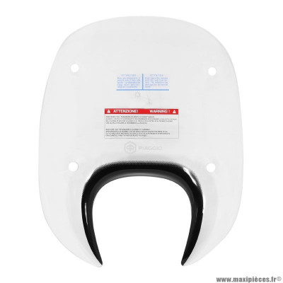 Pare-brise transparent PIAGGIO origine 1B004693 pour 125 Medley 2016-2019