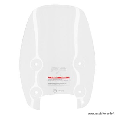 Pare brise transparent PIAGGIO origine 1B007249 pour maxi-scooter 125 Medley après 2020