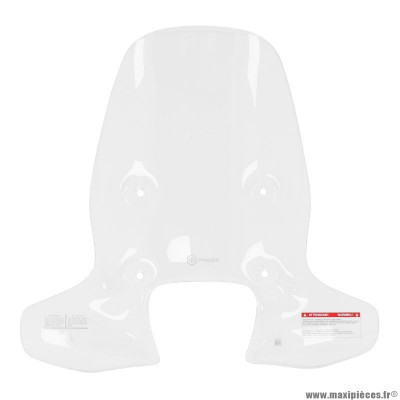 Pare-brise haut PIAGGIO transparent origine 1B007250 pour maxi-scooter 125 Medley 2020+