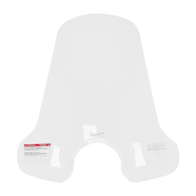 Pare-brise haut transparent PIAGGIO origine OEM 1B006338 pour maxi-scooter 125-300 Vespa GTS après 2019