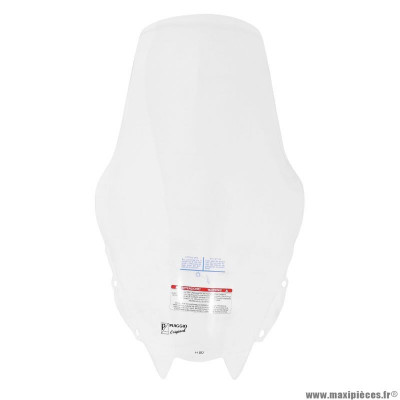 Pare-brise PIAGGIO haut transparent OEM 1B006710 pour 300 MP3 HPE 2019+