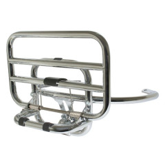 Porte bagage arrière PIAGGIO origine pliant chrome OEM 606525M pour 125-250-300 VESPA GTS après 2007