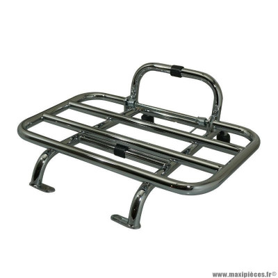 Porte bagage avant PIAGGIO chrome OEM 656105 pour scooter 50-125 VESPA-S après 2011
