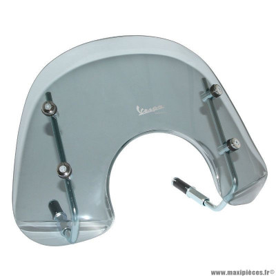 Saute vent court PIAGGIO fumé OEM 672306 pour scooter 50-125 VESPA LX après 2005