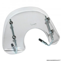 Saute vent court PIAGGIO transparent OEM 672161 pour scooter 50-125 Vespa LX après 2005