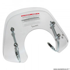 Saute vent court PIAGGIO transparent OEM 1B000811 pour scooter 50-125 Vespa Primavera 2013+