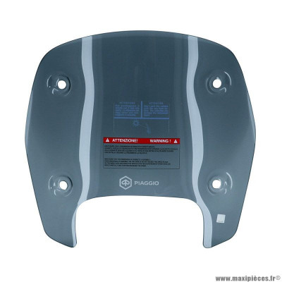 Saute vent PIAGGIO fumé OEM 1B007247 pour maxi-scooter 125-150 Medley 2016-2020