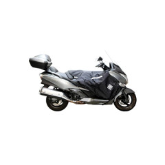 Tablier couvre jambe TUCANO URBANO Termoscud R074-N système anti-flottement pour Honda 400-600 Silver Wing après 2009