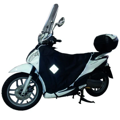 Tablier couvre jambe TUCANO URBANO système anti-flottement SGAS pour KYMCO 125 People-One après 2013 (R168-X) (Termoscud)